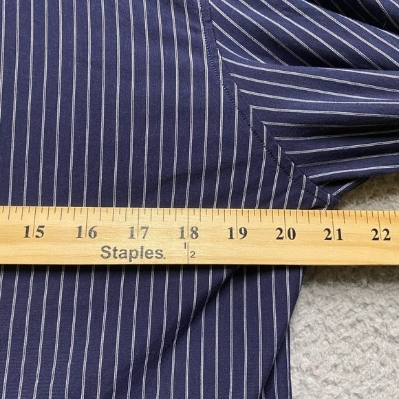 Zara Shirt Mens Extra Large Blue Long
Sleeve Slim Fit Button Down - Picture 4 of 10